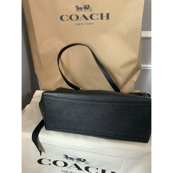 NWT COACH LEATHER GALLERY TOTE BAG - Picture 3 of 4
